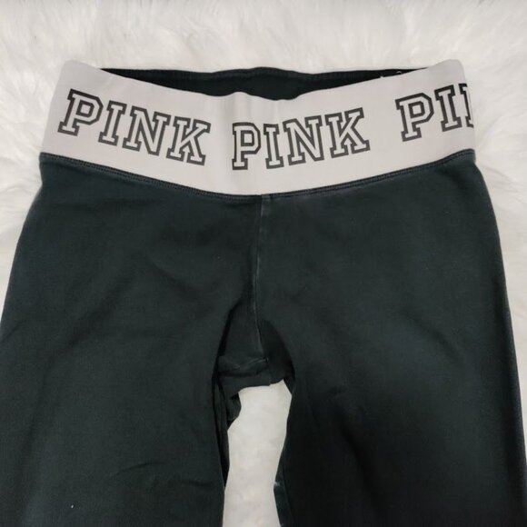 PINK Victoria's Secret Yoga Twee Y2K Hoodie & Low Waist Leggings Set Black Small - Picture 12 of 16